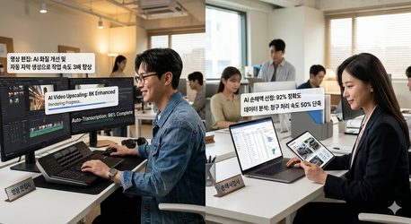[AI시대 일자리 풍경②]"AI가 10인분 일해주니 일감도 늘었다"