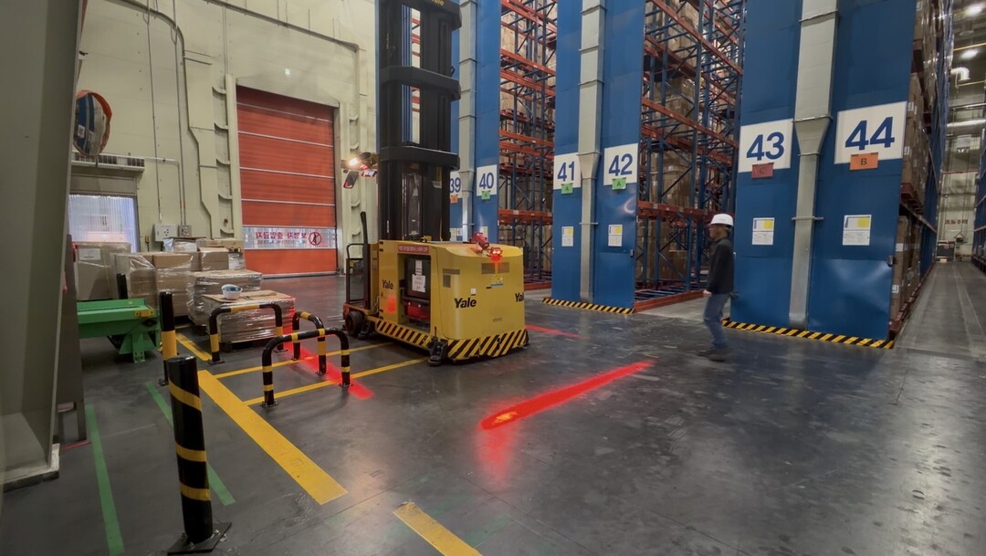 BAT 사천공장, AI 스마트 지게차...