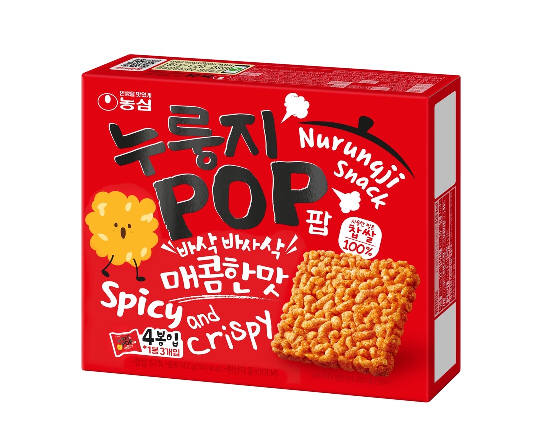 농심, '누룽지팝 매콤한맛&#...