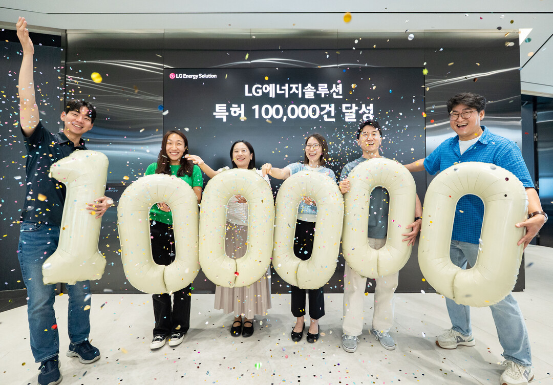 LG엔솔, 글로벌 특허 10만 건 돌...