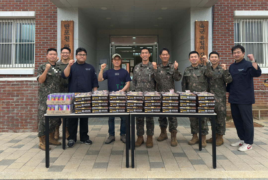 BBQ, 파주 강안경계부대 장병에게 ...