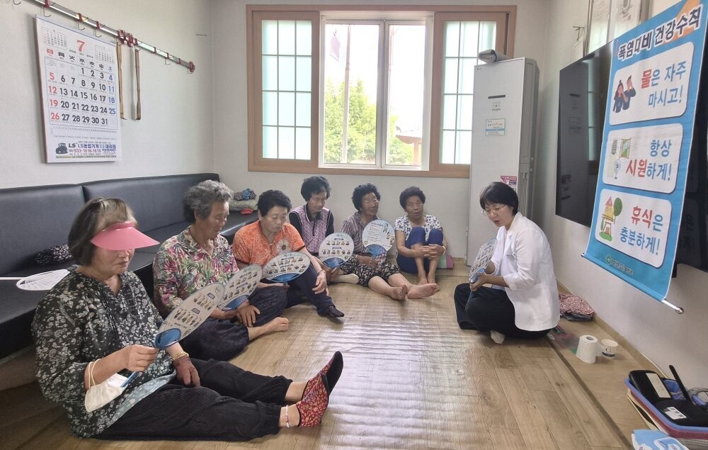 합천군보건소, 폭염 대응 주말 비상근...