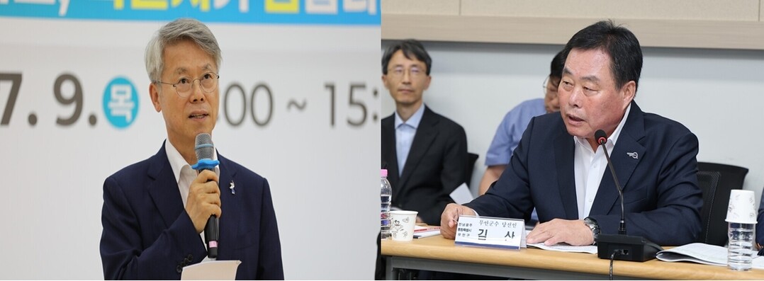 민형배·김산, 무안서 전격 회동…군공...