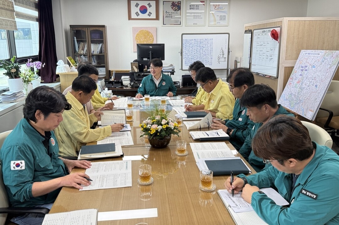 [밀양시 소식] 기상가뭄 상황 점검회...
