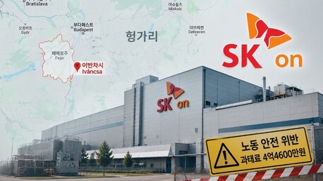 SK온 헝가리 공장, 노동자 65명 안전 위협…4억4600만원 과태료